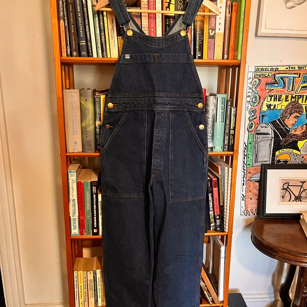 Big Bud Press Dark Blue Women's Overalls - Picture 7 of 8